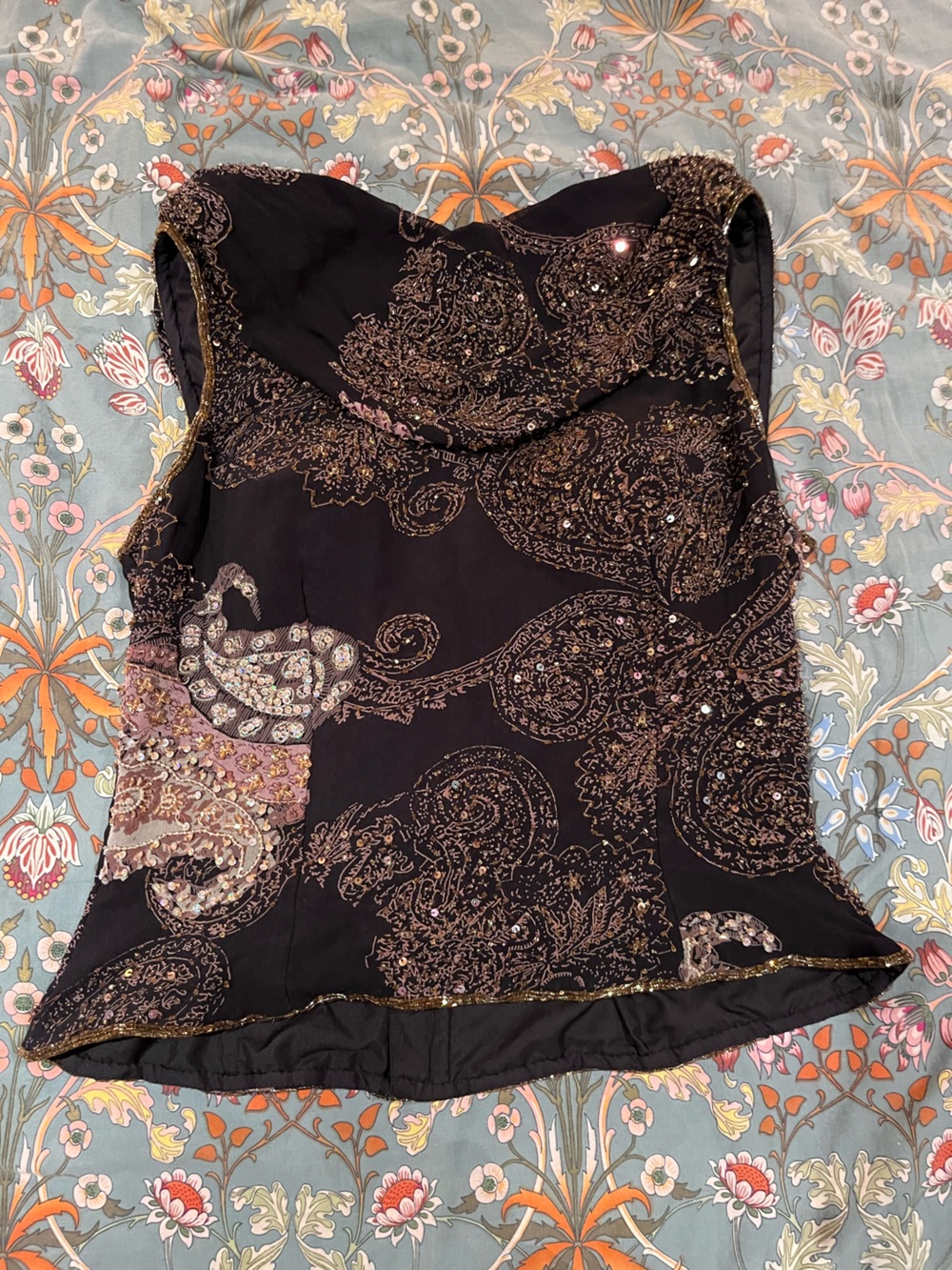 Embellished Black Women's Blouse